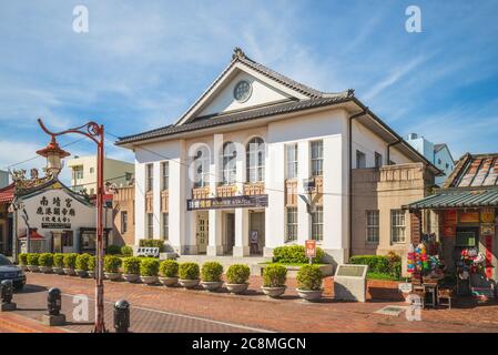 24 luglio 2020: L'ex Sala dell'Assemblea di Lukang, situata a Changhua, Taiwan, è stata fondata nel 1928 come sala dell'assemblea pubblica. E' stato rinnovato nel 2009 Foto Stock