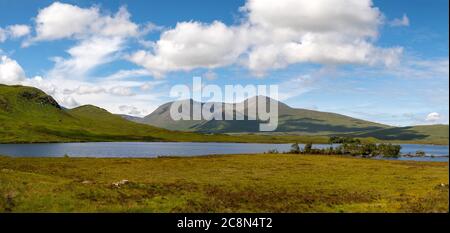 Lochan na h-Achlaise, Rannoch Moor, Scozia, Regno Unito Foto Stock