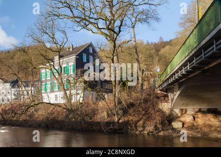 Brücke Hardtstraße, Dahlhausen Foto Stock