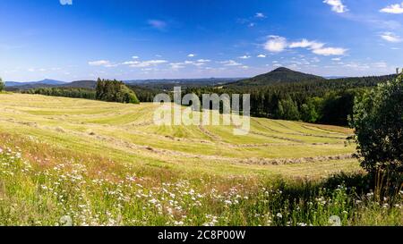 splendida vista sul paesaggio Foto Stock