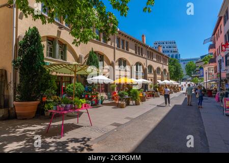 Schillerplatz, centro città, Stoccarda, Baden-Württemberg, Germania del Sud, Europa centrale Foto Stock