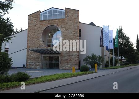 Bad Woerishofen, Bayern/Germania - Luglio 05 2019: Steigenberger Hotel Der Sonnenhof - Hotel di lusso nella città termale di Bad Woerishofen, Baviera Foto Stock