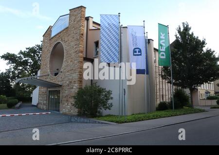 Bad Woerishofen, Bayern/Germania - Luglio 05 2019: Steigenberger Hotel Der Sonnenhof - Hotel di lusso nella città termale di Bad Woerishofen, Baviera Foto Stock