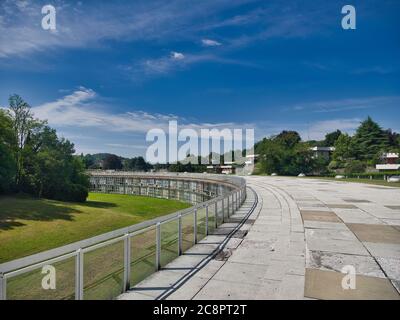 Unità residenziale occidentale (Talponia), Ivrea, Piemonte, Italia Foto Stock