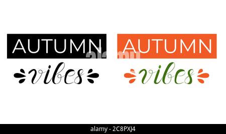 L'autunno vibes l'illustrazione vettoriale disegnata a mano. Illustrazione Vettoriale