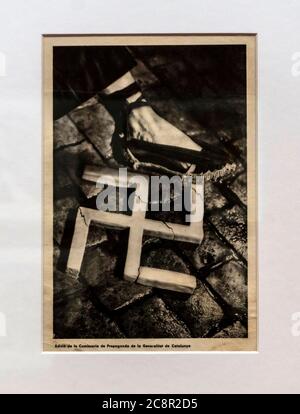 Manifesti di propaganda della guerra civile spagnola (1936-1939). Foto Stock