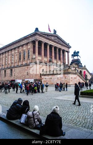 Alte Nationalgalerie Foto Stock