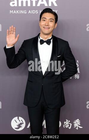 Choi Siwon / Choi si-won al 4° amfAR Gala Hong Kong 2018 presso gli Shaw Studios. Hong Kong, 26 marzo 2018 | utilizzo in tutto il mondo Foto Stock