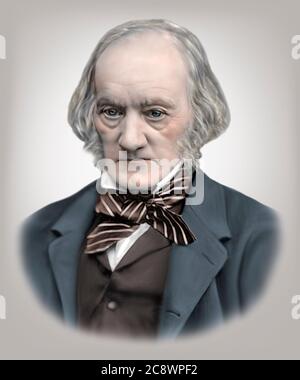 Richard Owen 1804-1892 biologo inglese paleontologo Foto Stock