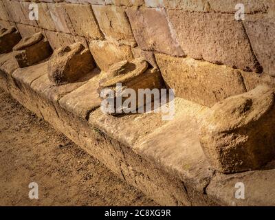 Fontane Abbey rovine, Ripon, Regno Unito. Foto Stock