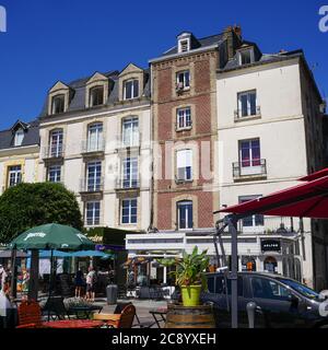 Molo Henri IV, porto di Dieppe, Dieppe, Senna Marittima, Normandia, Francia Foto Stock