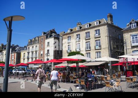 Molo Henri IV, porto di Dieppe, Dieppe, Senna Marittima, Normandia, Francia Foto Stock