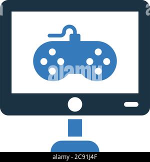 Icona di sviluppo del gioco. Da utilizzare per progetti commerciali, di stampa, Web o di qualsiasi tipo. Illustrazione Vettoriale