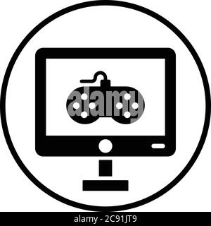 Icona di sviluppo del gioco. Da utilizzare per progetti commerciali, di stampa, Web o di qualsiasi tipo. Illustrazione Vettoriale