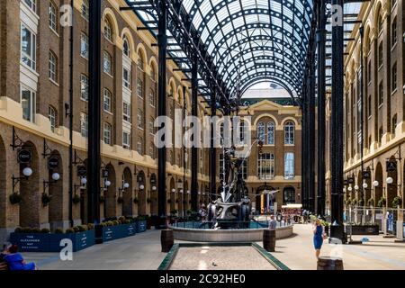 Hay’s Galleria, The Southbank, Londra, Inghilterra. Foto Stock