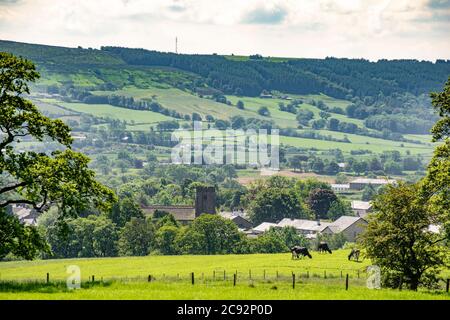 Vista del villaggio di Chipping, Preston, Lancashire. Foto Stock