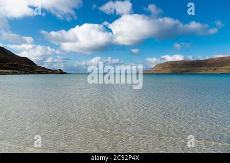 Calgary Bay, Calgary, una frazione sulla costa nord-occidentale dell'isola di Mull, Argyll e Bute, Scozia, Regno Unito. Foto Stock