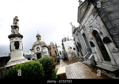 Mendoza, Argentina - Mar 06, 2008 - Cimitero la Recoleta, Buenos Aires, Argentina Foto Stock