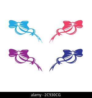 Set di archi decorativi grafici. Sillouette vettoriali Illustrazione Vettoriale