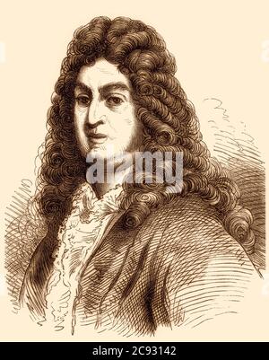 Jean Racine, 1639 – 1699, drammaturgo francese Foto Stock