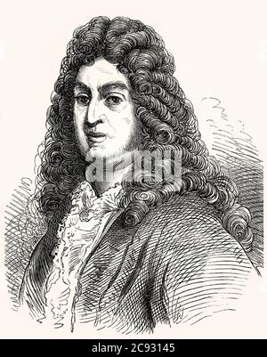 Jean Racine, 1639 – 1699, drammaturgo francese Foto Stock