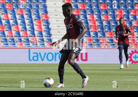 Bologna, Italia. 01 gennaio 2020. Calcio serie A - Bologna FC - Musa Barrow durante il Bologna FC calcio italiano Serie A stagione 2019/2020, serie italiana UNA partita di calcio a Bologna, Italia, Gennaio 01 2020 Credit: Independent Photo Agency/Alamy Live News Foto Stock