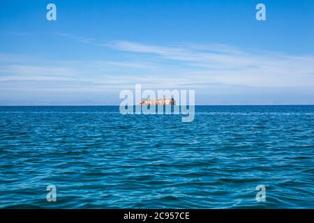 Isla Gallina nel Golfo della California vicino a la Paz, BCS, Messico. Foto Stock