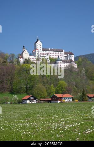 Geografia / viaggio, Germania, Baviera, Aschau nel Chiemgau, Castello di Hohenaschau, diritti aggiuntivi-clearance-Info-non-disponibile Foto Stock