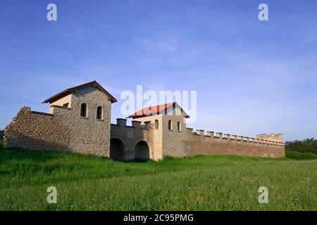 Geografia / viaggio, Germania, Baviera, Pfuenz, fortezza romana Vetoniana dei lime bavaresi nel Altmu, diritti aggiuntivi-liquidazione-Info-non-disponibile Foto Stock