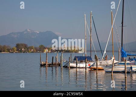 Geografia / viaggio, Germania, Baviera, Gstadt am Chiemsee, Frauenchiemsee, Additional-Rights-Clearance-Info-Not-Available Foto Stock