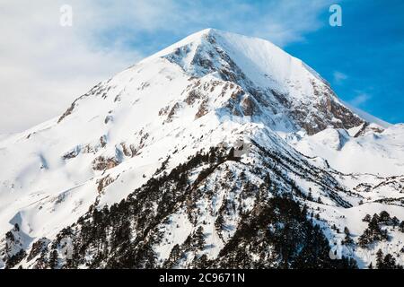 Vetta Vihren - la più alta delle montagne Pirin, Bulgaria Foto Stock