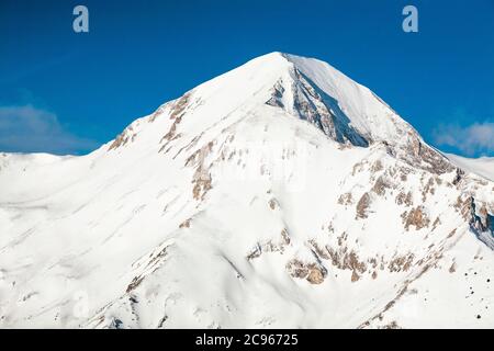 Vetta Vihren - la più alta delle montagne Pirin, Bulgaria Foto Stock