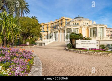 Les Salons De la Rotonde, Beaulieu sur Mer, Costa Azzurra, Francia, Europa Foto Stock