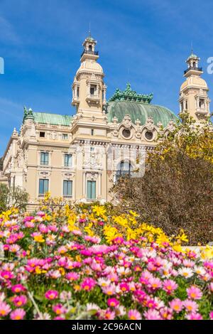 Monte-Carlo Casino, Monaco, Costa Azzurra, Europa Foto Stock