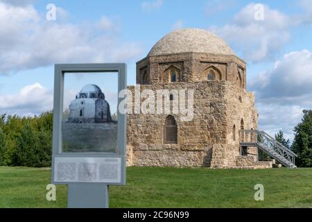 Bulgaro/Russia-05.07.20: La camera nera nella riserva-museo storico e architettonico dello Stato bulgaro Foto Stock