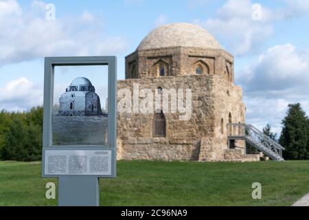 Bulgaro/Russia-05.07.20: La camera nera nella riserva-museo storico e architettonico dello Stato bulgaro Foto Stock