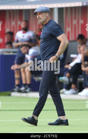 Bologna, Italia. 01 gennaio 2020. Calcio serie A - Bologna FC - allenatore Sinisa Mihajlovic durante il Bologna FC serie a stagione 2019/2020, serie italiana UNA partita di calcio a Bologna, Italia, Gennaio 01 2020 Credit: Independent Photo Agency/Alamy Live News Foto Stock