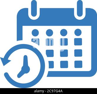 Icona Calendario, programma. Icona bella, meticolosamente progettata. Vettore ben organizzato e modificabile per qualsiasi utilizzo. Illustrazione Vettoriale