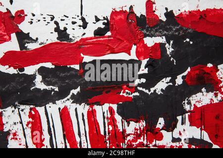 Astratto-curve-grunge-pennello-tratti-mano, astratto curve grunge pennellate mano sfondo dipinto Foto Stock