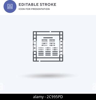 Vettore icona sedia a rotelle, segno piatto riempito, pittogramma solido isolato su bianco, illustrazione del logo. Icona sedia a rotelle per la presentazione. Illustrazione Vettoriale