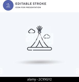 Vettore icona di notifica, segno piatto pieno, pittogramma solido isolato su bianco, illustrazione del logo. Icona di notifica per la presentazione. Illustrazione Vettoriale