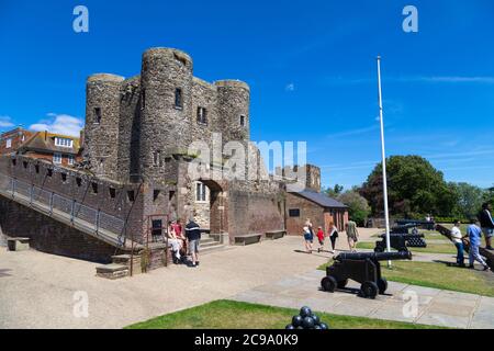 Rye Castle Museum, Ypres tower, Rye, East sussex, uk Foto Stock