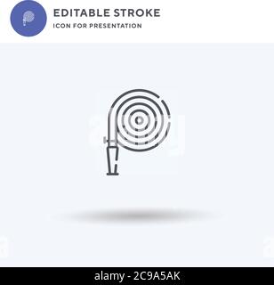 Vettore icona fusibile, segno piatto riempito, pittogramma solido isolato su bianco, illustrazione del logo. Icona fusibile per la presentazione. Illustrazione Vettoriale