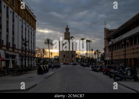 Siviglia, architettura tradizionale. Andalusia, Spagna Foto Stock
