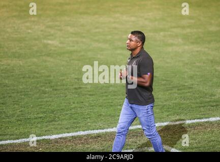 Salvador, Brasile. 29 luglio 2020. Finale del Copa do Nordeste 2020, partita che si tiene allo stadio Pituaçu, a Salvador, Bahia, Brasile. Credit: Tago Caldas/FotoArena/Alamy Live News Foto Stock