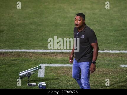 Salvador, Brasile. 29 luglio 2020. Finale del Copa do Nordeste 2020, partita che si tiene allo stadio Pituaçu, a Salvador, Bahia, Brasile. Credit: Tago Caldas/FotoArena/Alamy Live News Foto Stock