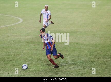 Salvador, Brasile. 29 luglio 2020. Finale del Copa do Nordeste 2020, partita che si tiene allo stadio Pituaçu, a Salvador, Bahia, Brasile. Credit: Tago Caldas/FotoArena/Alamy Live News Foto Stock