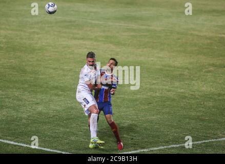 Salvador, Brasile. 29 luglio 2020. Finale del Copa do Nordeste 2020, partita che si tiene allo stadio Pituaçu, a Salvador, Bahia, Brasile. Credit: Tago Caldas/FotoArena/Alamy Live News Foto Stock