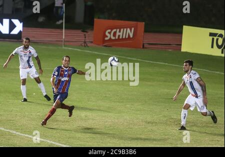 Salvador, Brasile. 29 luglio 2020. Finale del Copa do Nordeste 2020, partita che si tiene allo stadio Pituaçu, a Salvador, Bahia, Brasile. Credit: Tago Caldas/FotoArena/Alamy Live News Foto Stock