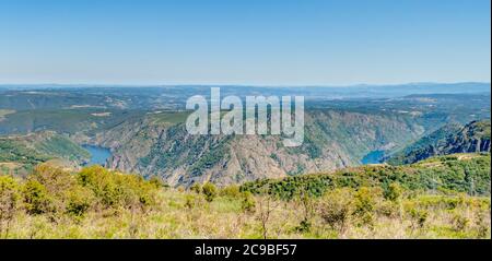 Fiume Sil Canyon (Ribeira SCARA), Spagna Foto Stock